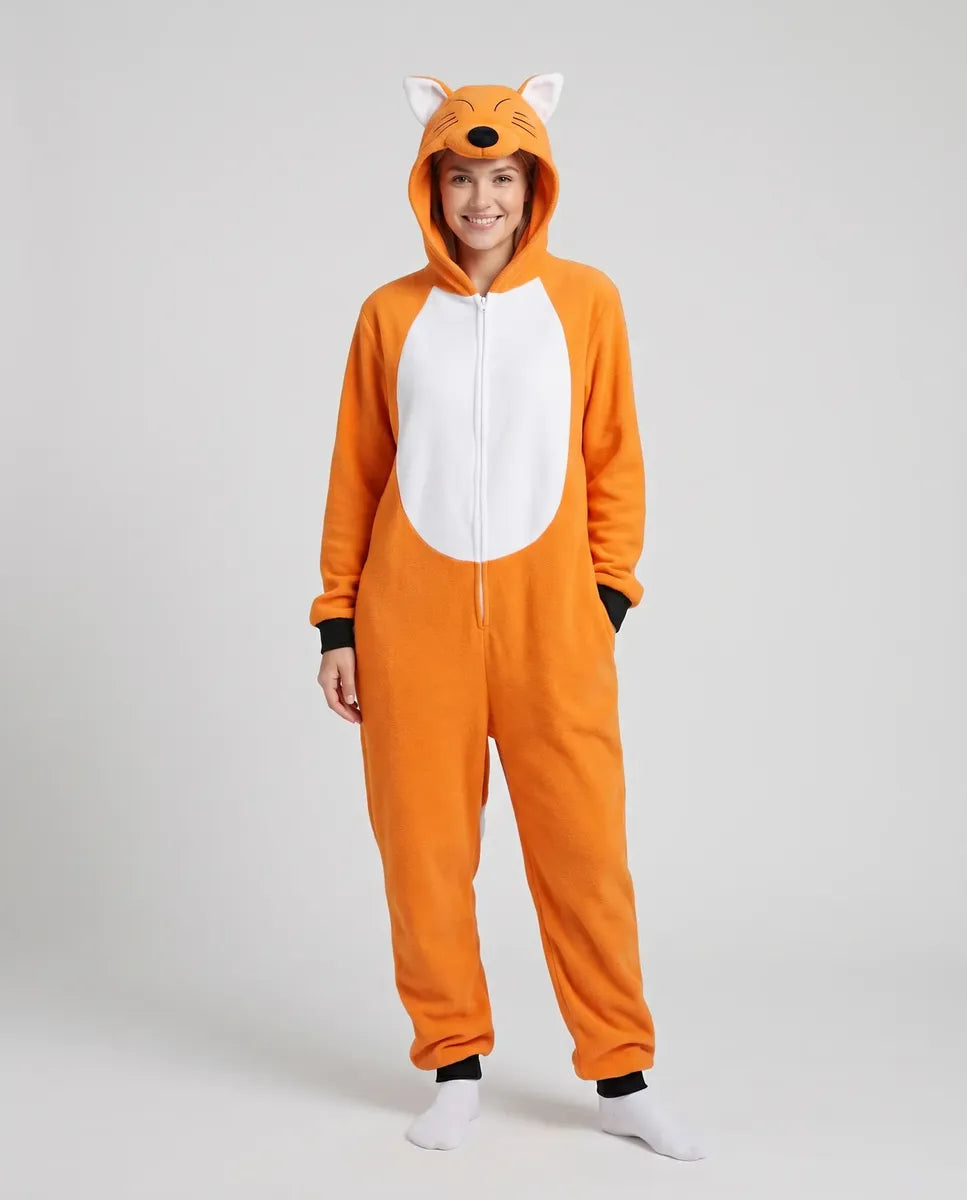 Pijama Enterito Kigurumi - Zorro Adulto