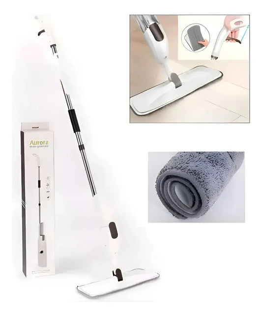 Mopa Trapeador Giratoria Para Piso con Spray Limpieza