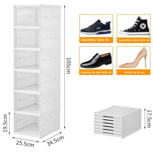 Zapatera Plegable 6 Estantes