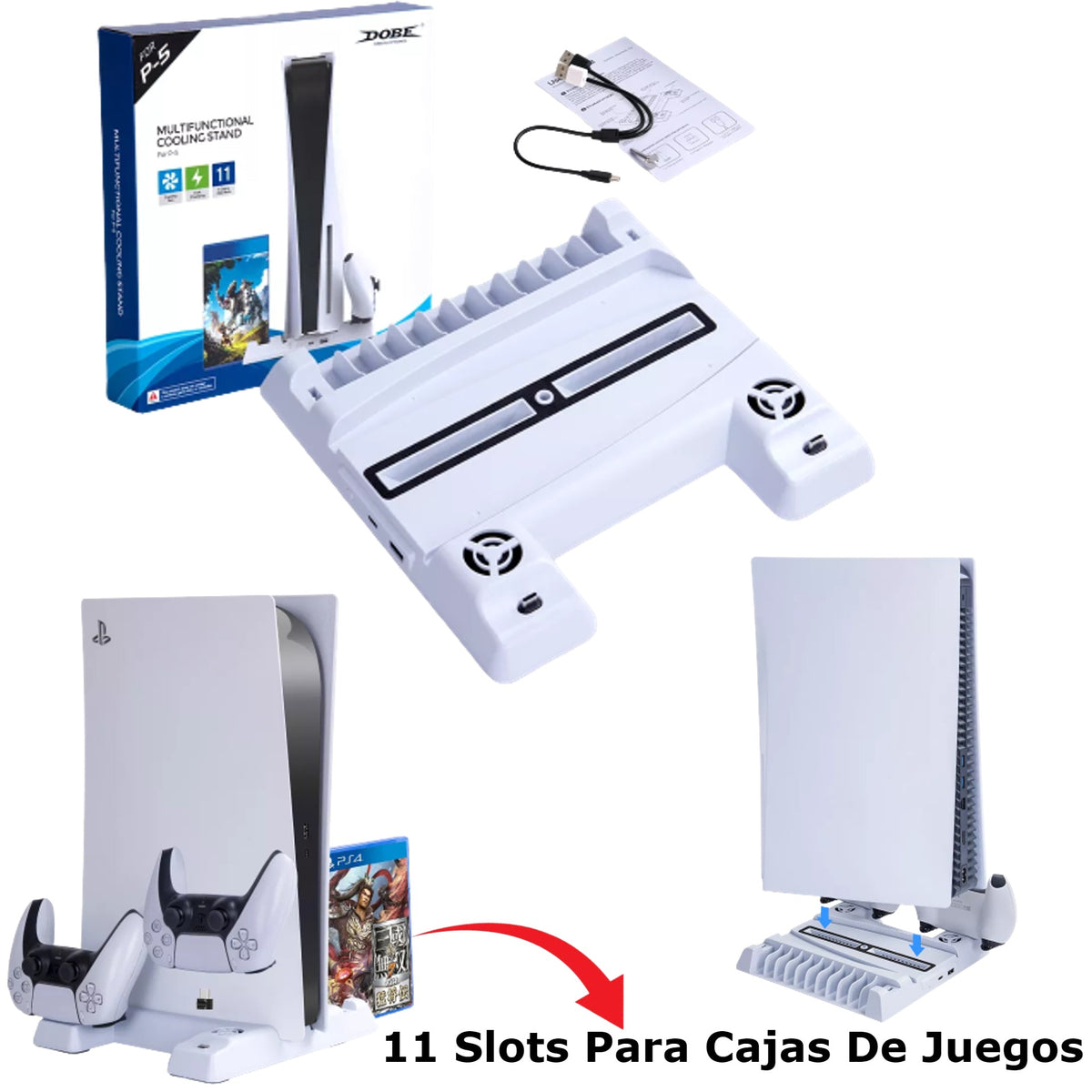 Stand 3 en 1 DOBE para PS5