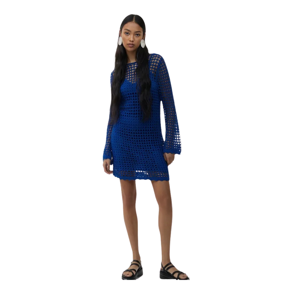 Vestido Tejido Azul