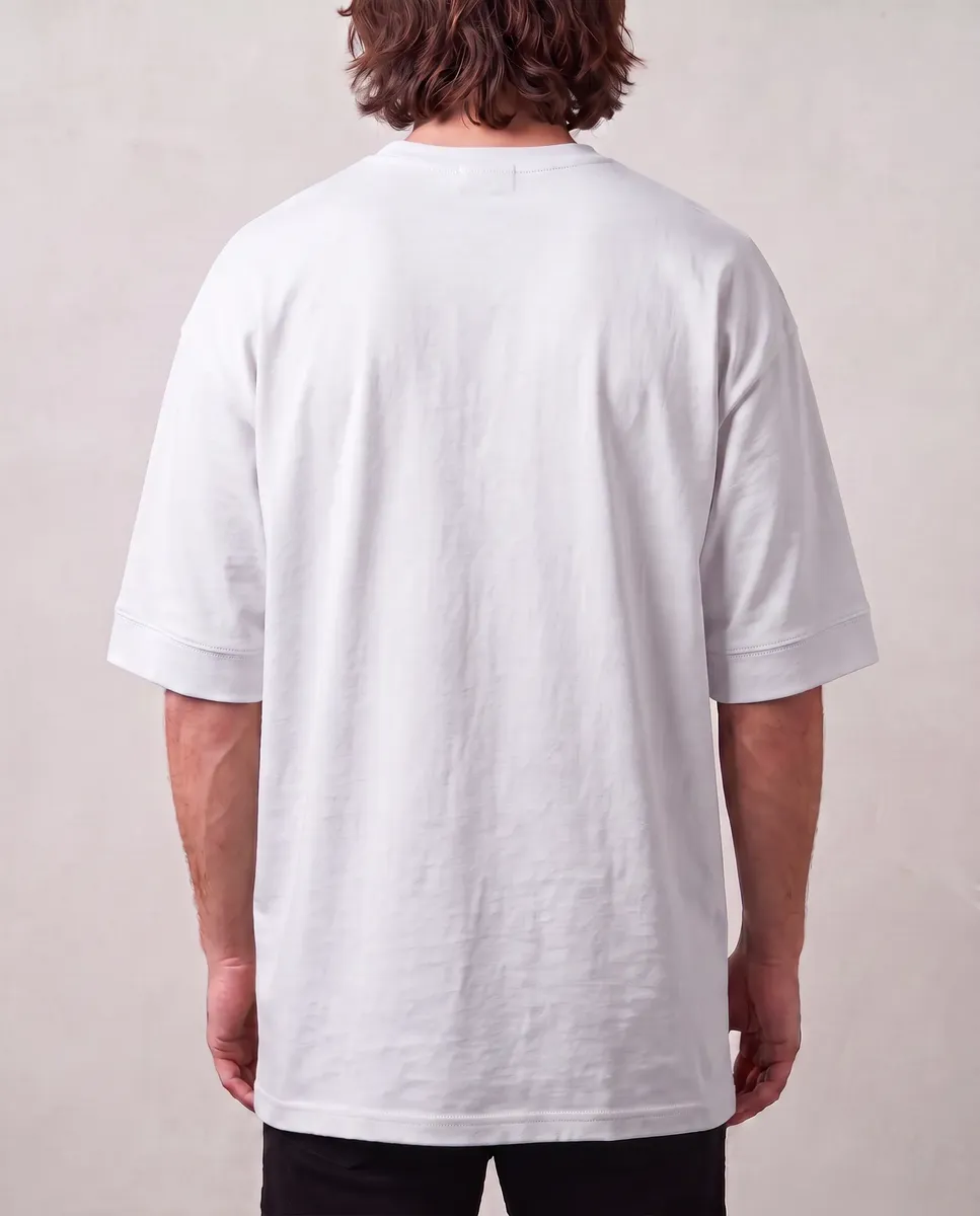 Remera Oversize Premium - Blanco - Imagen 2